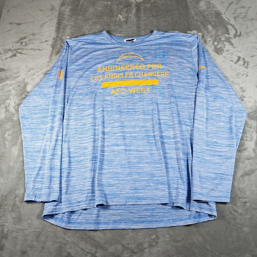 Los Angeles Chargers Shirt Mens XL Nike Coach Worn Andy Bischoff AFC West NFL‎